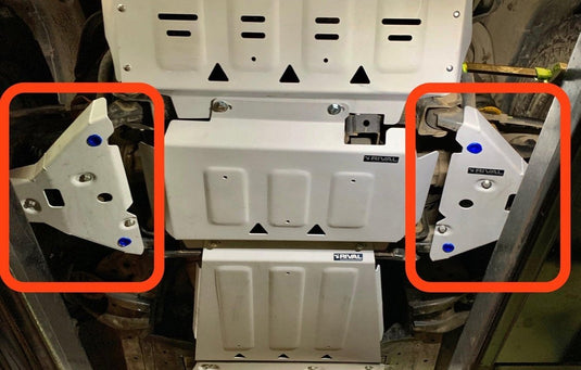 Rival 4x4 Lower Control Arms Underbody Armour Ford Ranger Px1 Px2 Px3 Rival