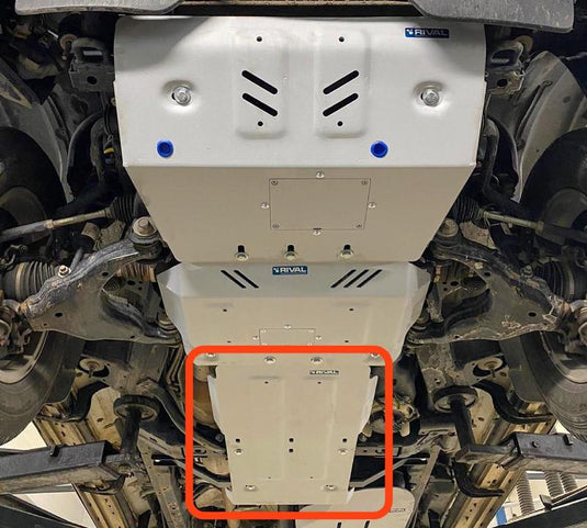 Rival 4x4 Transmission And Transfer Case Underbody Armour Toyota Lc Prado 2009 - On Rival
