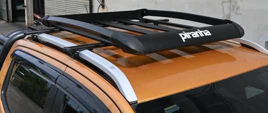 Roof Rack Aluminum - Ford Ranger Next Gen+Bracket Black Piranha Off Road