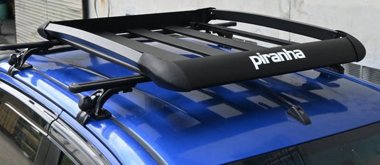 Roof Rack Aluminum - Toyota Hilux Revo+Bracket Black Piranha Off Road