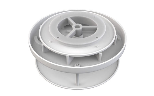Rotary Vent White PVC - 240MM McNaughtans Australia