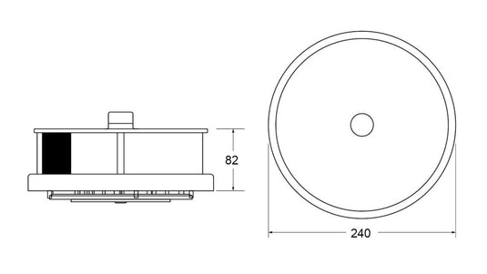 Rotary Vent White PVC - 240MM McNaughtans Australia