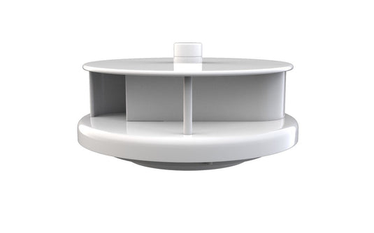 Rotary Vent White PVC - 240MM McNaughtans Australia