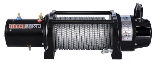 Runva 11XP PREMIUM 12V - 11,000lb Winch with Steel Cable Runva