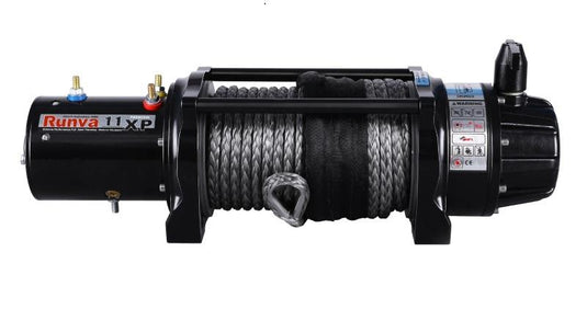 Runva 11XP PREMIUM - 24V 11,000lb Winch with Synthetic Rope Runva