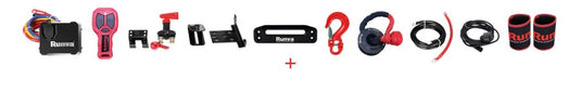 Runva 11Xp Premium Red Edition - With Synthetic Rope - 12V Runva