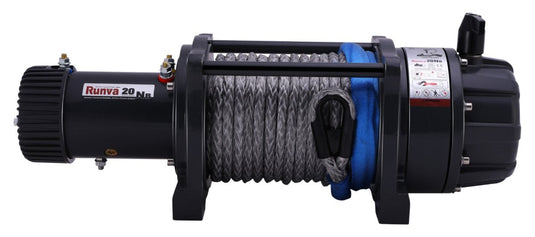 Runva Ewb20000 Premium 12V With Synthetic Rope - Full Ip67 Protection Runva