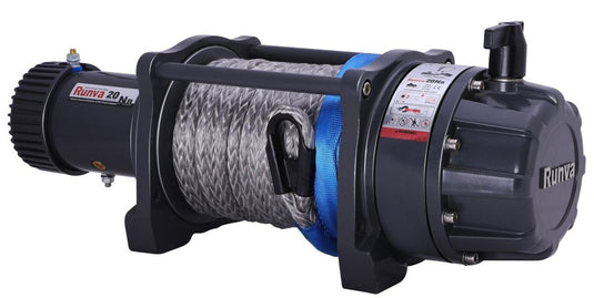 Runva Ewb20000 Premium 12V With Synthetic Rope - Full Ip67 Protection Runva