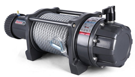 Runva Ewb20000 Premium 12V With Synthetic Rope - Full Ip67 Protection Runva