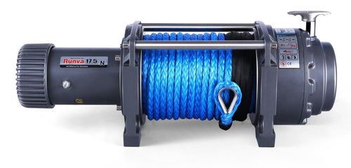Runva Ewn17500 24V With Synthetic Rope Runva