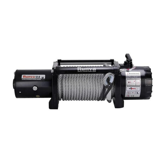 Runva Ewv12000 Ultimate 24V - With Steel Cable Runva