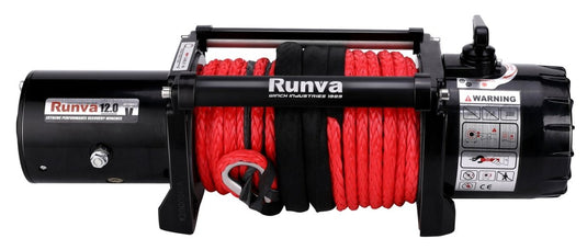 Runva EWV12000 Ultimate 24V - With Synthetic Rope Runva