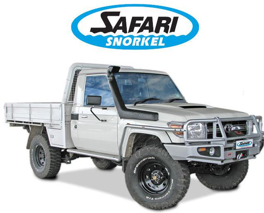 Safari V - Spec Snorkel Toyota Land Cruiser 76, 78 & 79 Series Wide Front 03/2007 to 07/2023 1VD - FTV Safari