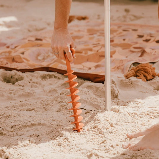 Sand Dog Screw - In Pegs® | Beach & Sand Anchoring Pegs (450mm) - Sold Each Ground Dogs