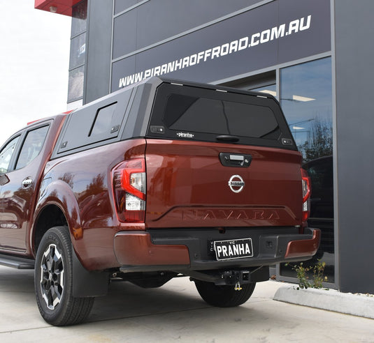Stainless Steel Canopy With Side Windows to Suit Nissan Navara NP300 2021+ | Piranha Off Road Piranha Off Road