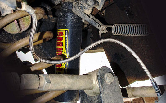 Tough Dog Brake Hose Non ABS Rubber Toyota Landcruiser 80,100 series 1/1990 - 2007 Tough Dog