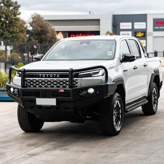 Toyota Hilux N90 2026+ 707-02 Falcon Bull Bar Black A-Frame Package (LED Foglight) MCC