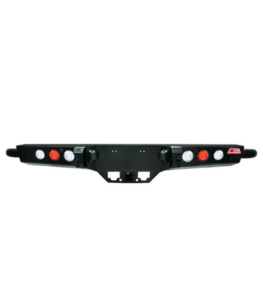Triton MN 02010 - 2015 022 - 03 Jack Rear Bar with Light Kit and Black Step Plate Package MCC