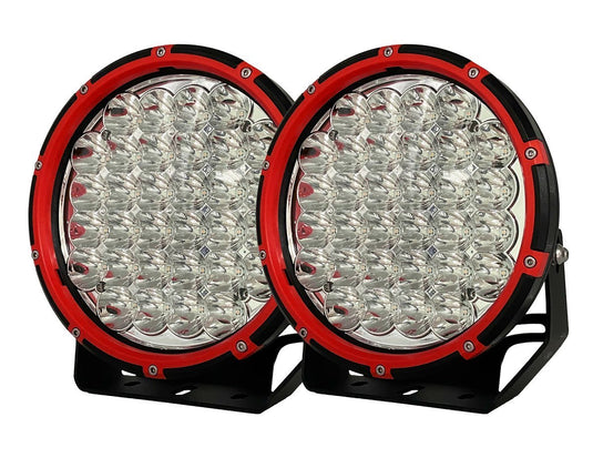 Tru Vision 9 Inch LED Dual Light Kit with Harness & Covers Truvision