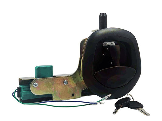 Whale Tail Compression Lock Black – Central locking Kit – 12 - 24v – Including Actuator Cover Piranha Off Road