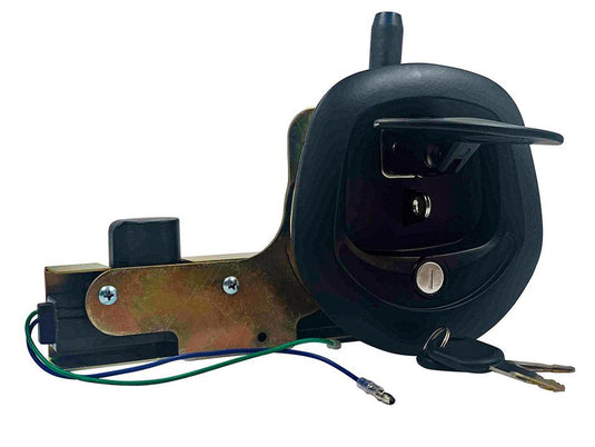 Whale Tail Compression Lock Black – Central locking Kit – 12 - 24v – Including Actuator Cover Piranha Off Road