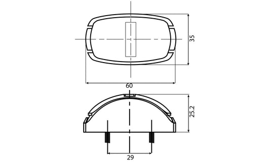 White - Marker Light 2 LED AP LED