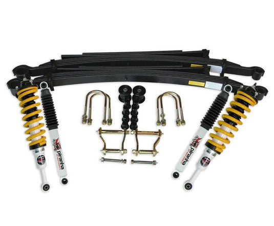 4x4 Suspension Lift Kit - Medium Duty Raised 50mm - Toyota Hilux Vigo - 2005 to 2015 Piranha Off Road