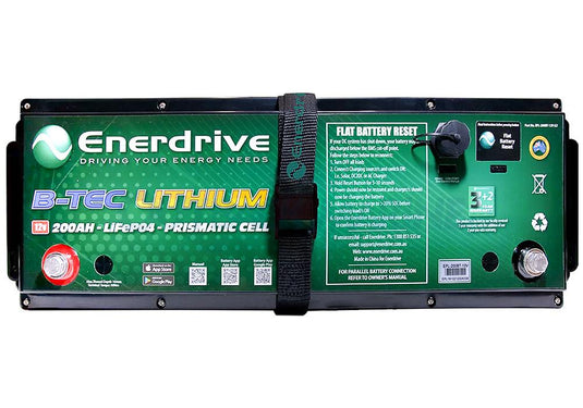 Enerdrive PRO 200Ah 24v Lithium Battery Box with ABS Enerdrive