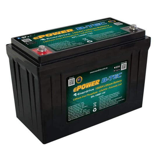 Enerdrive B - TEC 100amp / 12v LiFePO4 Battery Gen2 Enerdrive