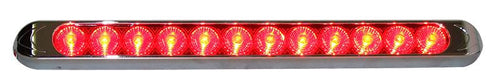 Ap134A Slimline Led Amber 12V W/ Chrome AP LED