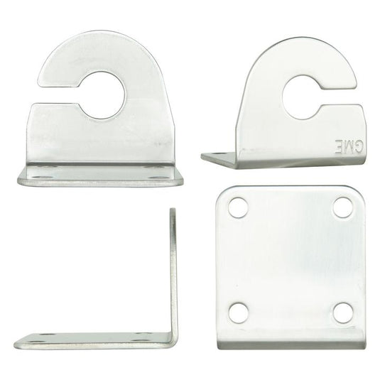 GME 2.5mm "L" Bracket with cable slot - Stainless Steel GME