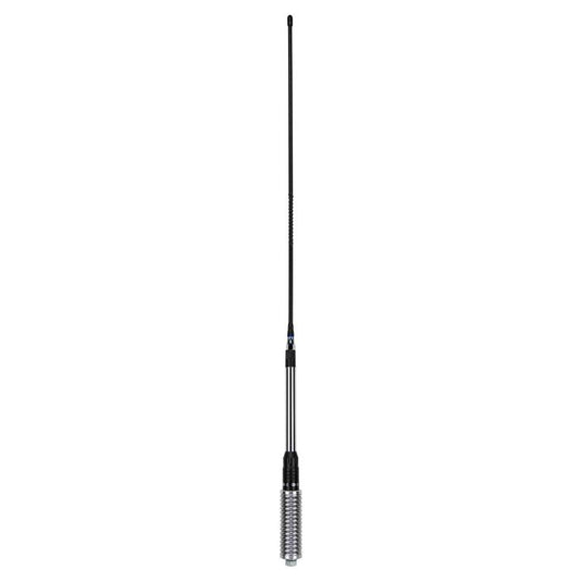 GME 640mm Elevated Feed Base, AS003 Spring, Fibreglass Colinear Antenna (6.6dBi Gain) - Black GME