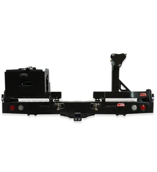 Navara Np300 2021-Present - 022-02 Rear Wheel Carrier Single Jerry Can Holder Package (Lane Assist Compatible) - SKU MCC-03014-202PK2 MCC