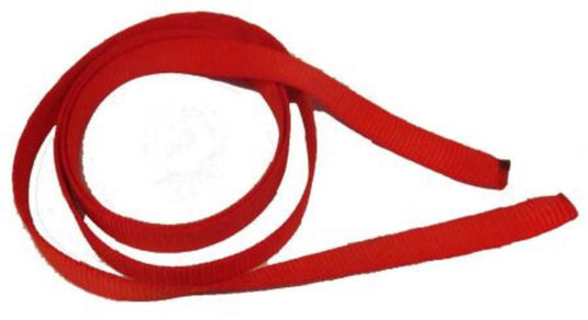 PIRANHA WINCH ROPE SHEATH 15mm RED- per M Piranha Off Road