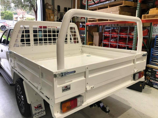Steel Tray 1800L X 1825W X 260H White Piranha Off Road